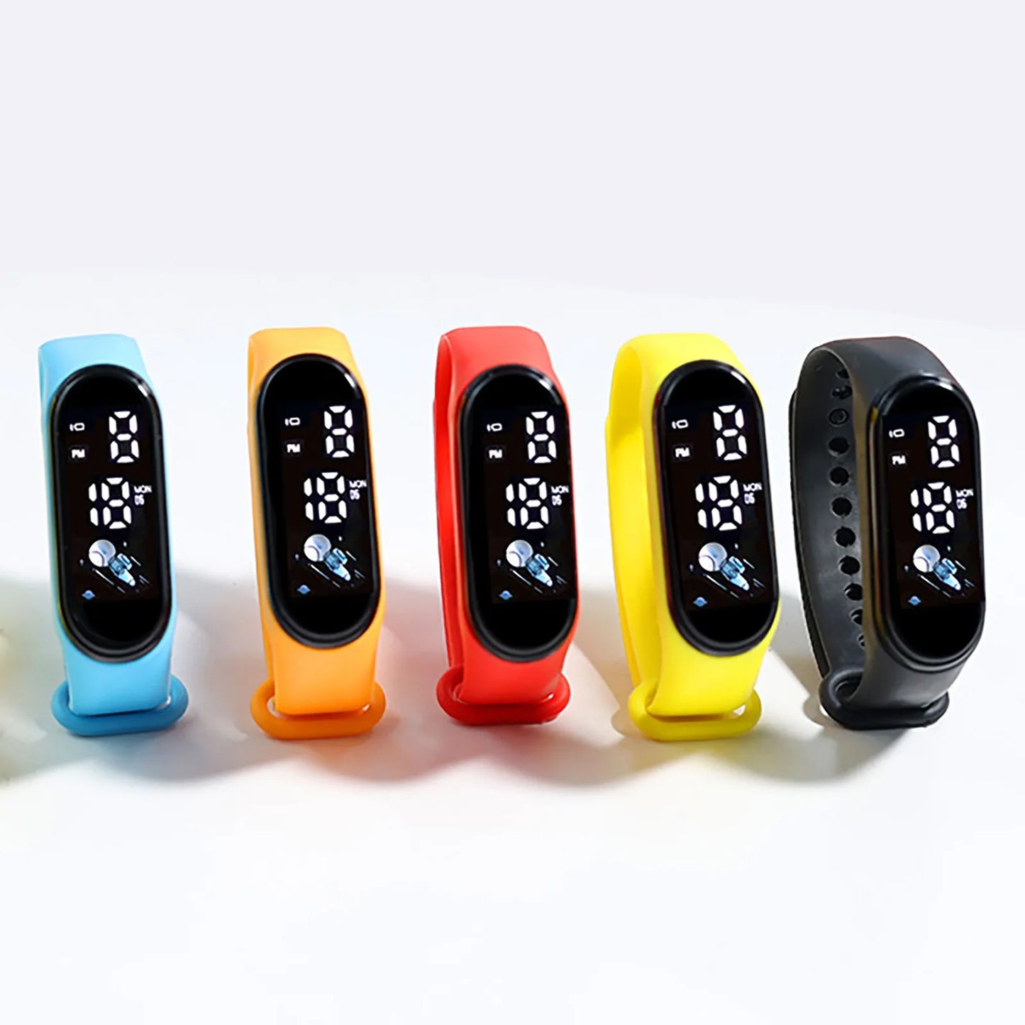 Kawaii Waterproof Smart Watch for Kids – Fashionable Outdoor Sports Digital Watch for Boys & Girls – Silicone Montre Enfant