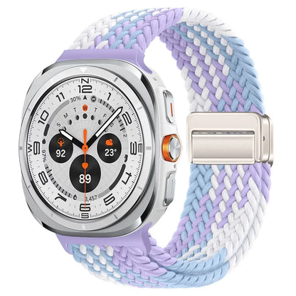 Magnetic Nylon Strap for Samsung Galaxy Watch Ultra 47mm – Adjustable Loop Bracelet Band Accessory