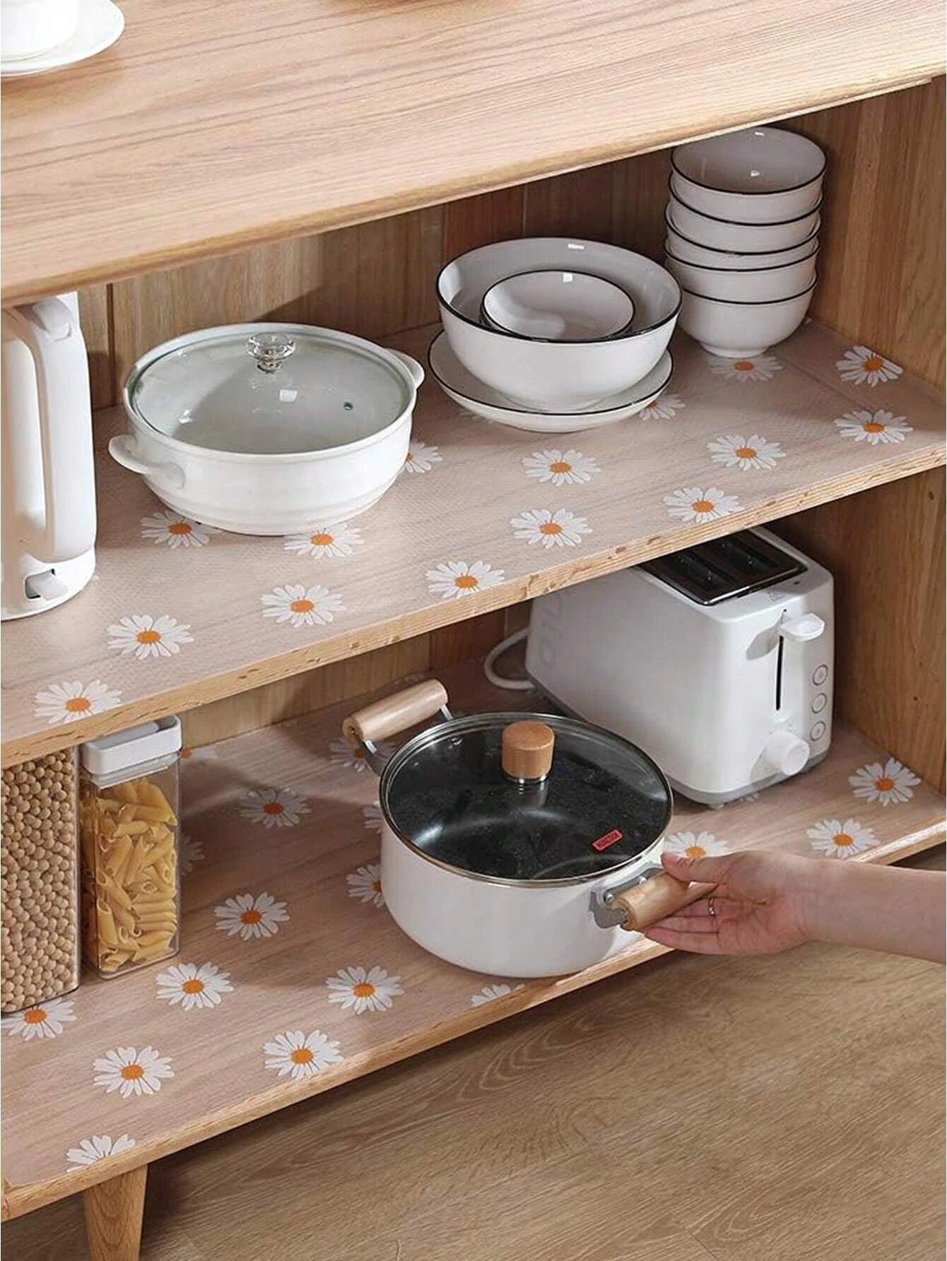 Daisy Shelf Liner — Waterproof EVA Kitchen Cabinet, Fridge & Drawer Mat
