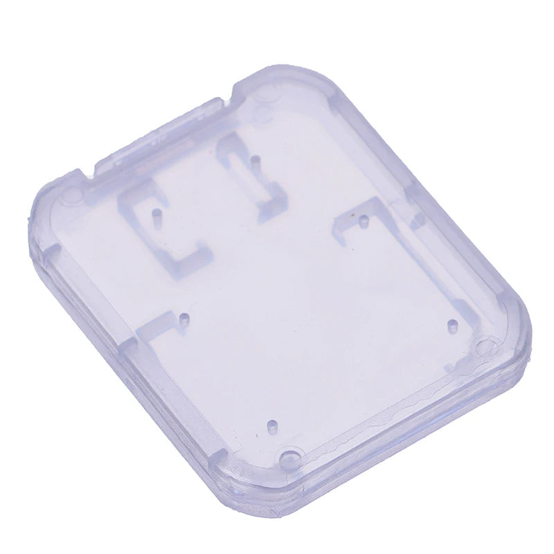 10-Pack Clear Plastic Memory Card Cases – Transparent Micro SD & TF Card Storage Box Holder