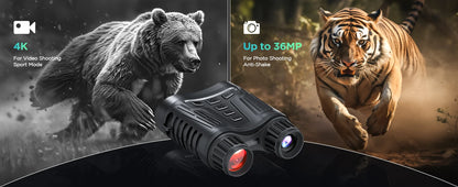 10X Digital Night Vision Binoculars | 9-Level Infrared, 600M Visibility in Darkness with 5000mAh Rechargeable Battery