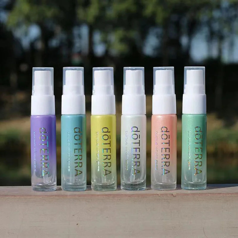 6pcs 10ml Glass Roller Bottles – Leakproof Empty Essential Oil Bottles with Stainless Steel Balls