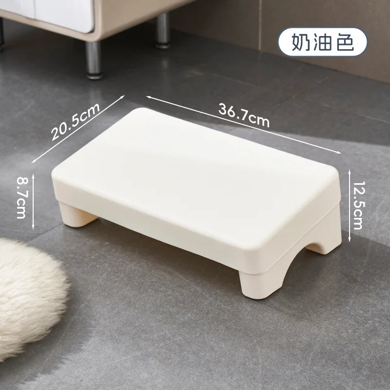 Ergonomic PP Under Desk Footrest - Comfortable Space-Saving Foot Stool for Office, Study & Home