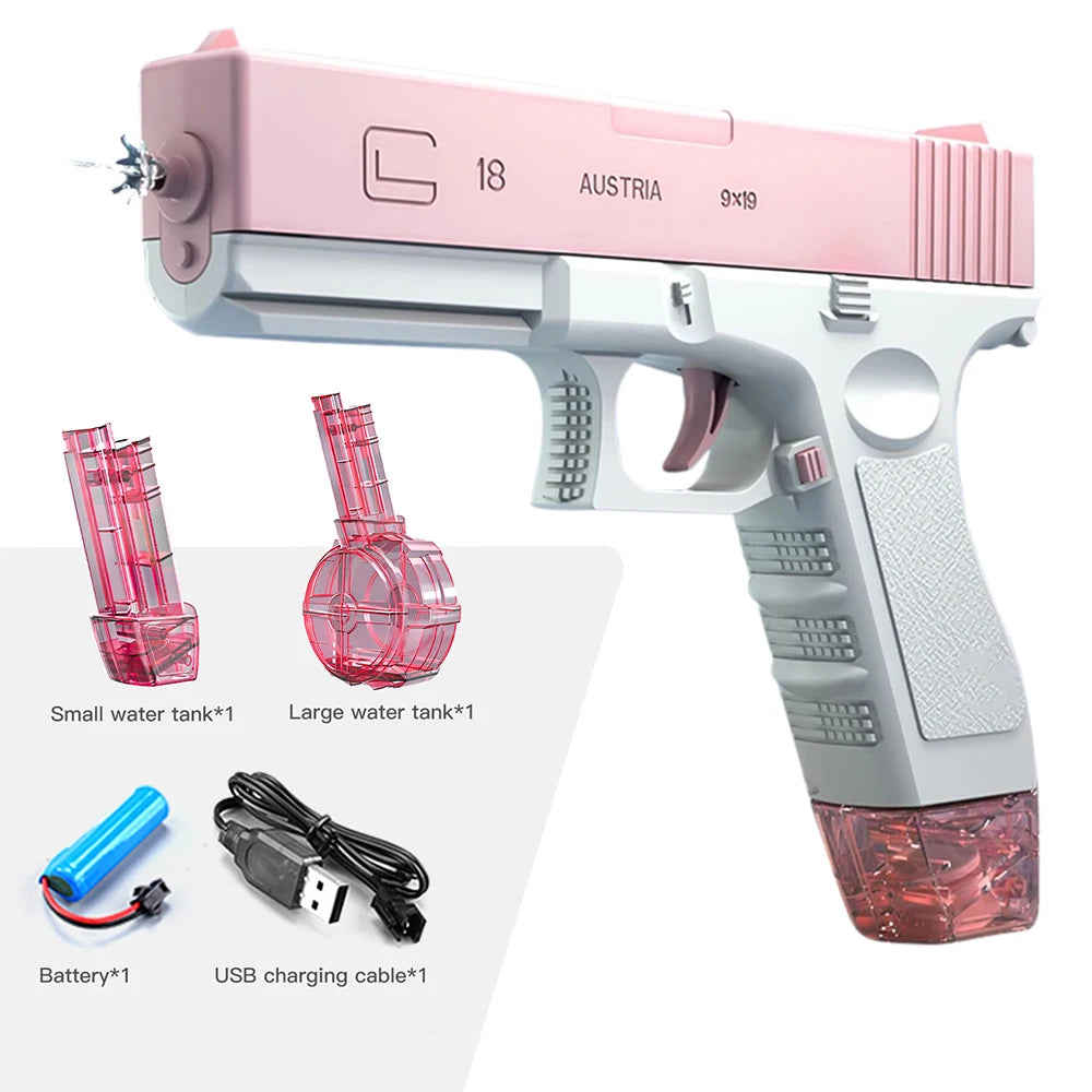 M416 Electric Water Gun – Full Automatic Shooting Toy for Kids, Boys, Girls & Adults, Summer Beach Outdoor Fun Gift