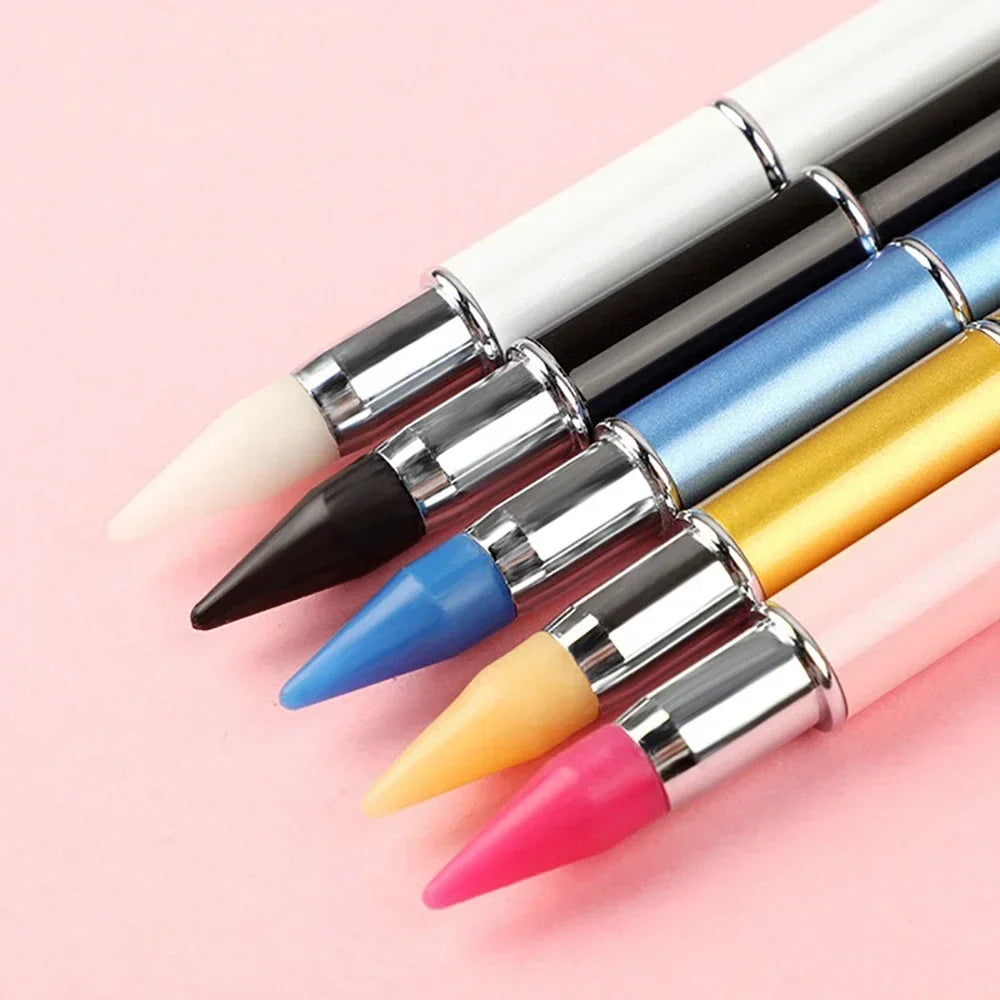 New Diamond Painting Pen Tool – Double-Head Multifunctional Nail Pen, Metal Material, Diamond Painting Accessories