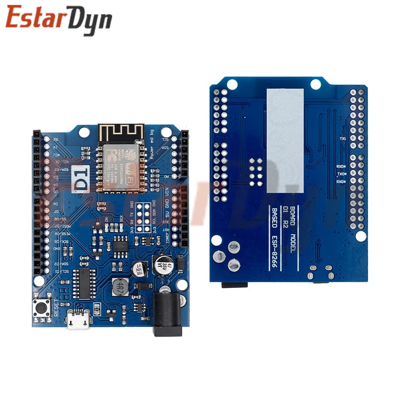 WeMos D1 R2 ESP8266 WiFi Development Board - Arduino UNO Compatible Module for NodeMCU Projects