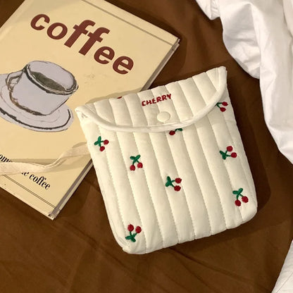 Cute Menstrual Product Storage Bag - Portable Mini Sanitary Napkin & Tampon Organizer for Travel and School