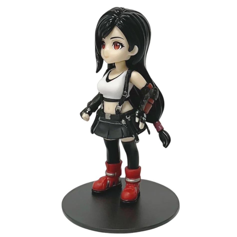 Anime 11-12cm Final Fantasy Figure Set – Cloud, Tifa, Aerith & Zack PVC Collectible Toy
