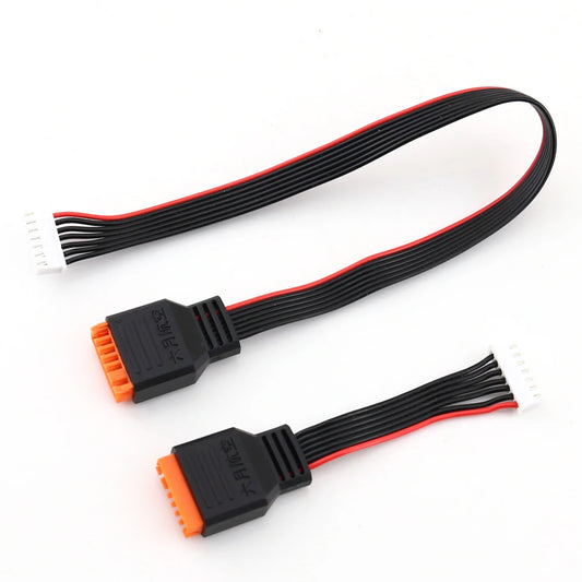 2PCS Charger Extension Cable for 2-6S Lithium Batteries - Balanced Head for HOTA D6Pro, ISDT Q6 M8 M6