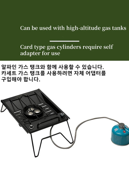 IGT Camping Gas Stove – 8000W High Power Flat Burner for Outdoor Kitchen & Camping Gear