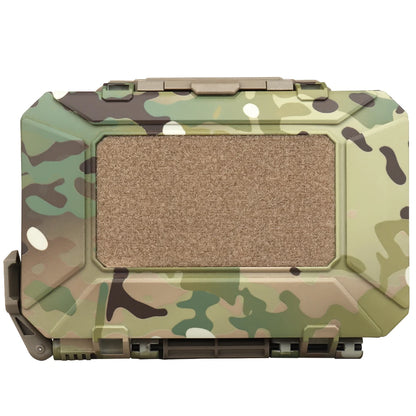 Molle Tactical Waterproof Case - Shockproof Double Sponge Protective Pouch, Lockable Battery and Mobile Phone Airsoft Vest Gear Cases