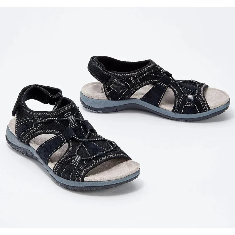 Women’s Custom Flat Sandals – Comfortable Casual Solid Color Beach Shoes, Summer 2025 Footwear
