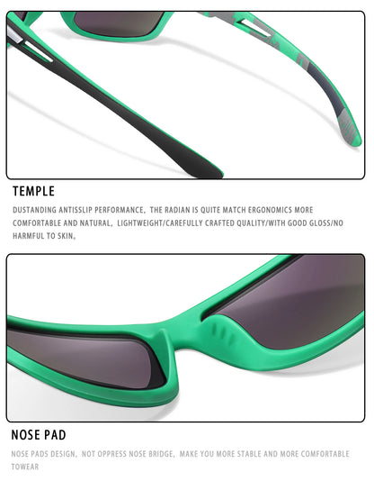 Men’s Polarized Sunglasses – TAC Lens UV400 Anti-Glare Eyewear for Fishing, Cycling & Driving