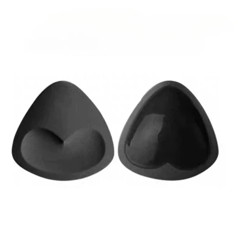 2pcs Silicone Bra Inserts – Sticky Push-Up Breast Pads, Thicker Nipple Covers for Women’s Bras & Swimsuits