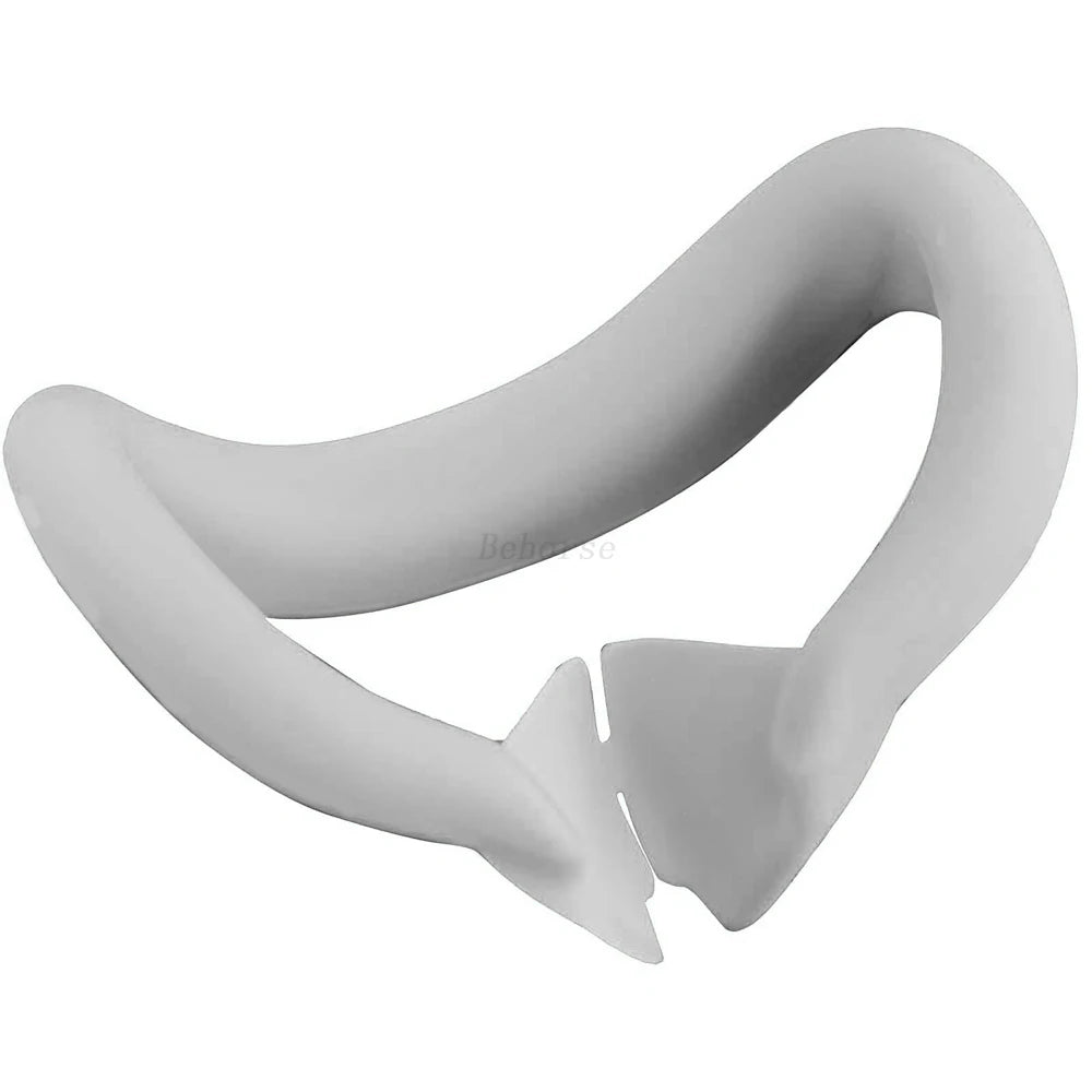 Silicone VR Face Mask for Meta Quest 3 — Sweatproof, Lightproof Facial Interface Cushion, VR Accessories