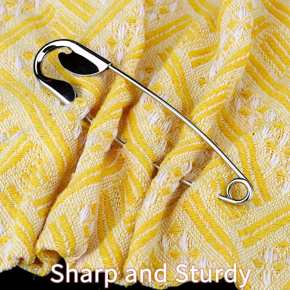 Large Stainless Steel Safety Pin – 12.8cm DIY Sewing Tool, Accessory Needle for Fixing Files (1pc)
