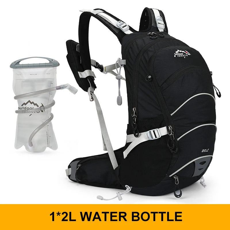 20L Waterproof Mountaineering Backpack – Outdoor Hiking & Camping Bag for Men & Women