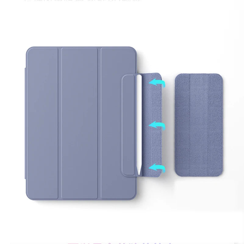 Smart Magnetic Cover for iPad Pro 11/12.9/13 – Tablet Case for iPad Air 5 & M4/M2 2024
