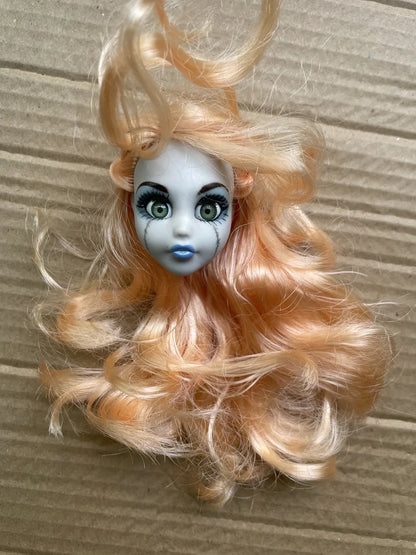 MC2 Doll Head & Movable Body Set — Dark Brown Skin Tone with Glasses Eyes, DIY Kids Toy Gift for Birthday & Christmas