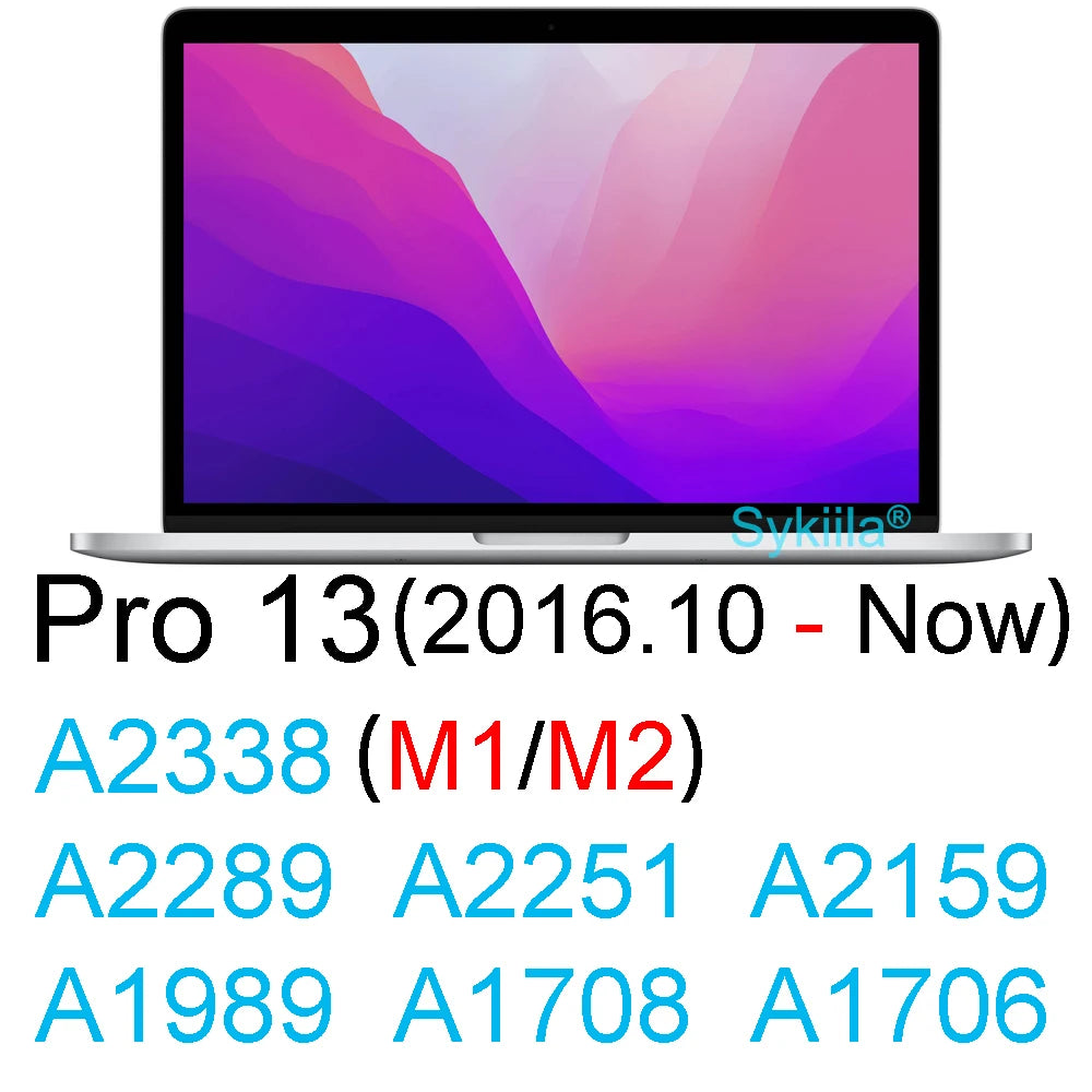 HD Soft Screen Protector for MacBook — Fits Air 13/15 & Pro 13/14/15/16 (M1–M5, Models A3113/A3434/A3421/A3420)