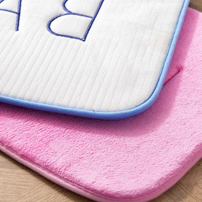 Anti-Slip Faux Cashmere Memory Foam Carpet – Super Absorbent Coral Fleece Floor Mat for Kitchen, Living Room & Bathroom
