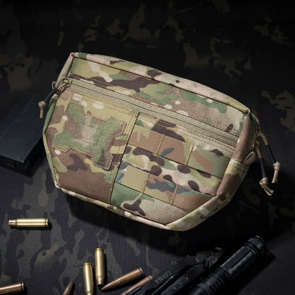 Outdoor Tactical JPC/CPC Vest – Large FC Sub-Pouch with Expanded Lower Belly MOLLE Tactical Chest Pouch