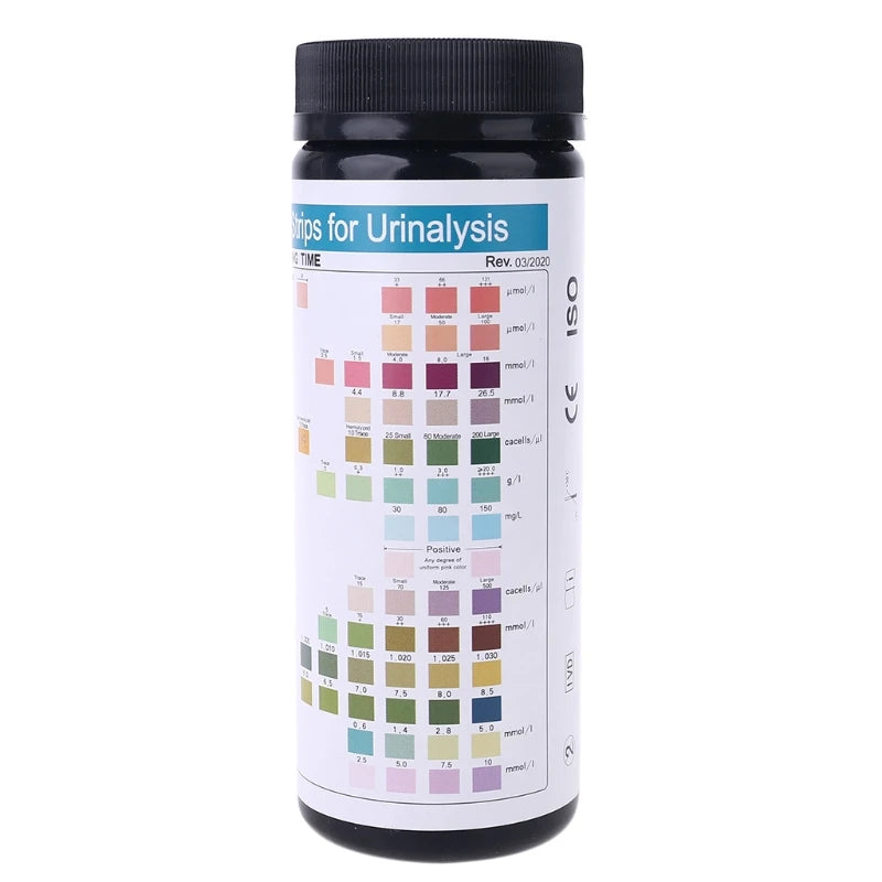 14-Parameter Urinalysis Test Strips – Multi-Parameter Urine Analysis Sticks for Home Health Screening & Lab Use