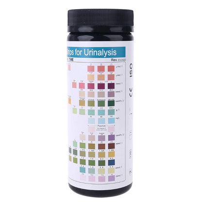 14-Parameter Urinalysis Test Strips – Multi-Parameter Urine Analysis Sticks for Home Health Screening & Lab Use