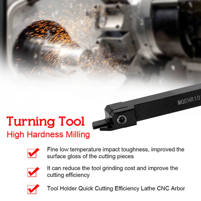 8-16mm Lathe Turning Tool Holder — Boring Bar & CNC Metal Cutter Rod with Shank and Inserts