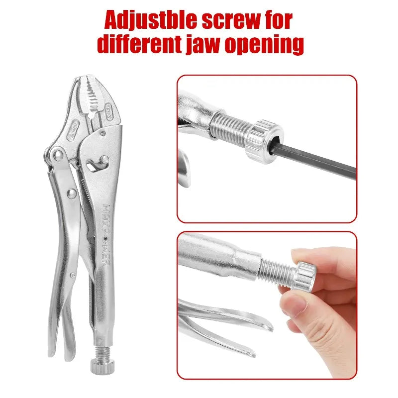 Industrial Heavy-Duty Pressure Pliers - Multifunctional C-Type Fixed Circular Mouth Force Wrench Tool