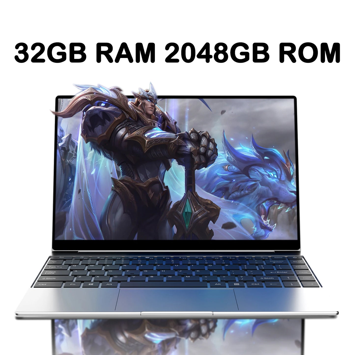 14.1" Laptop – Intel Core i9-9900, 32GB RAM, 2TB SSD, Windows 11 Pro, Full HD Gaming & Office PC