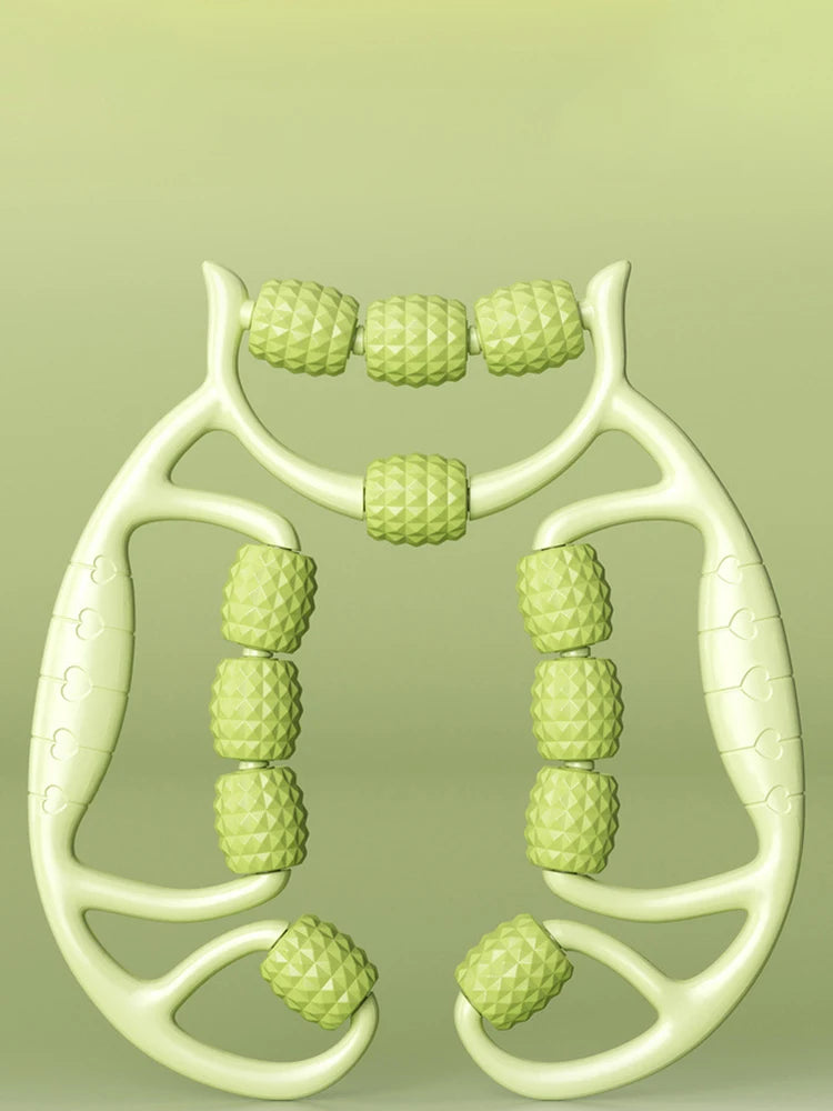 12-Round Circular Leg Slimming Massage Clamp – Muscle Stretching & Relaxation Tool