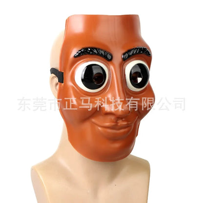 Italian Brainrot Tung Halloween Face Mask — Funny Anime Cosplay Party Accessory