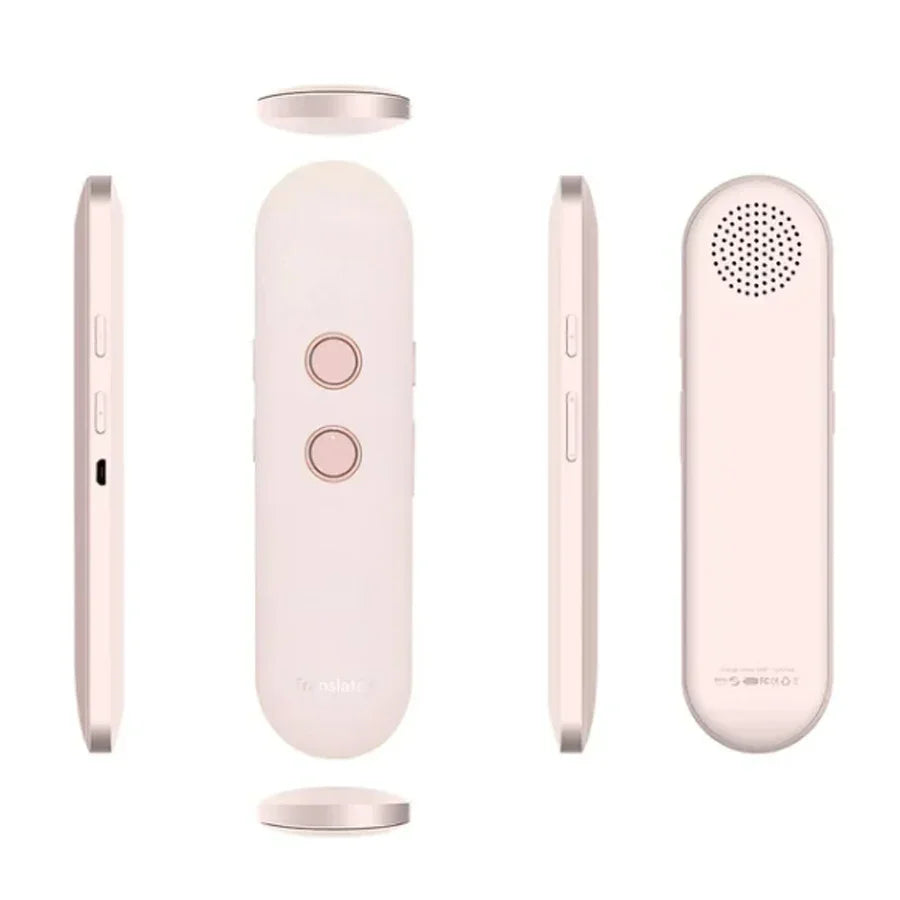 2024 T4 Portable Wireless Smart Voice Translator – 40 Languages Real-Time Two-Way Instant Translation Device with App & Bluetooth Support