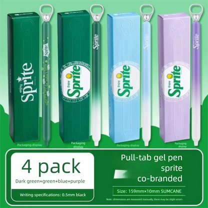 KACO Lingyue Pull-Tab Gel Pens - Multi-Color Quick-Dry Smooth Writing Stationery Collection