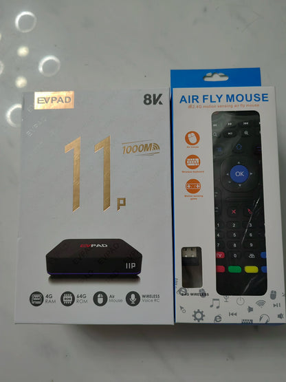 [Genuine] Evpad 11P 2025 Android TV Box – 4G/64G Set Top Box, Popular in Korea, Japan, USA, Singapore & More