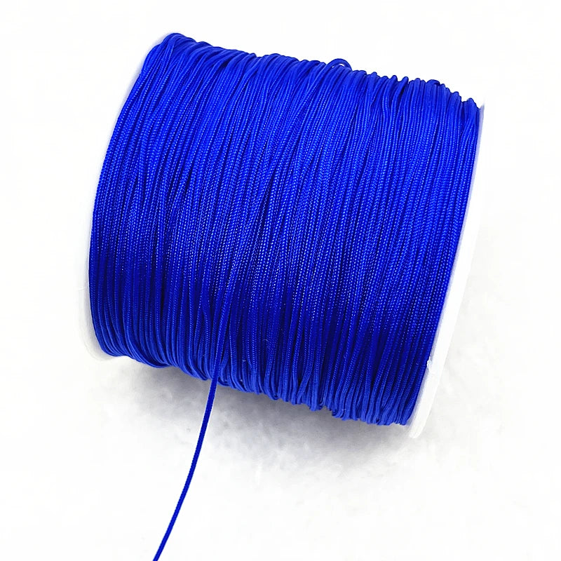 Nylon Macrame Cord Thread (0.4–1.5mm) – Braided DIY Bracelet, Beading & Tassel String
