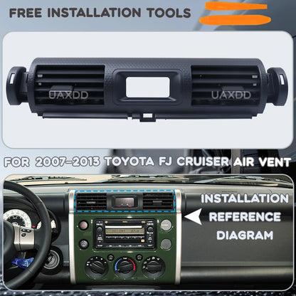 Toyota FJ Cruiser Air Vent Grille - 2007-2013 Dashboard AC Outlet Frame Replacement Kit