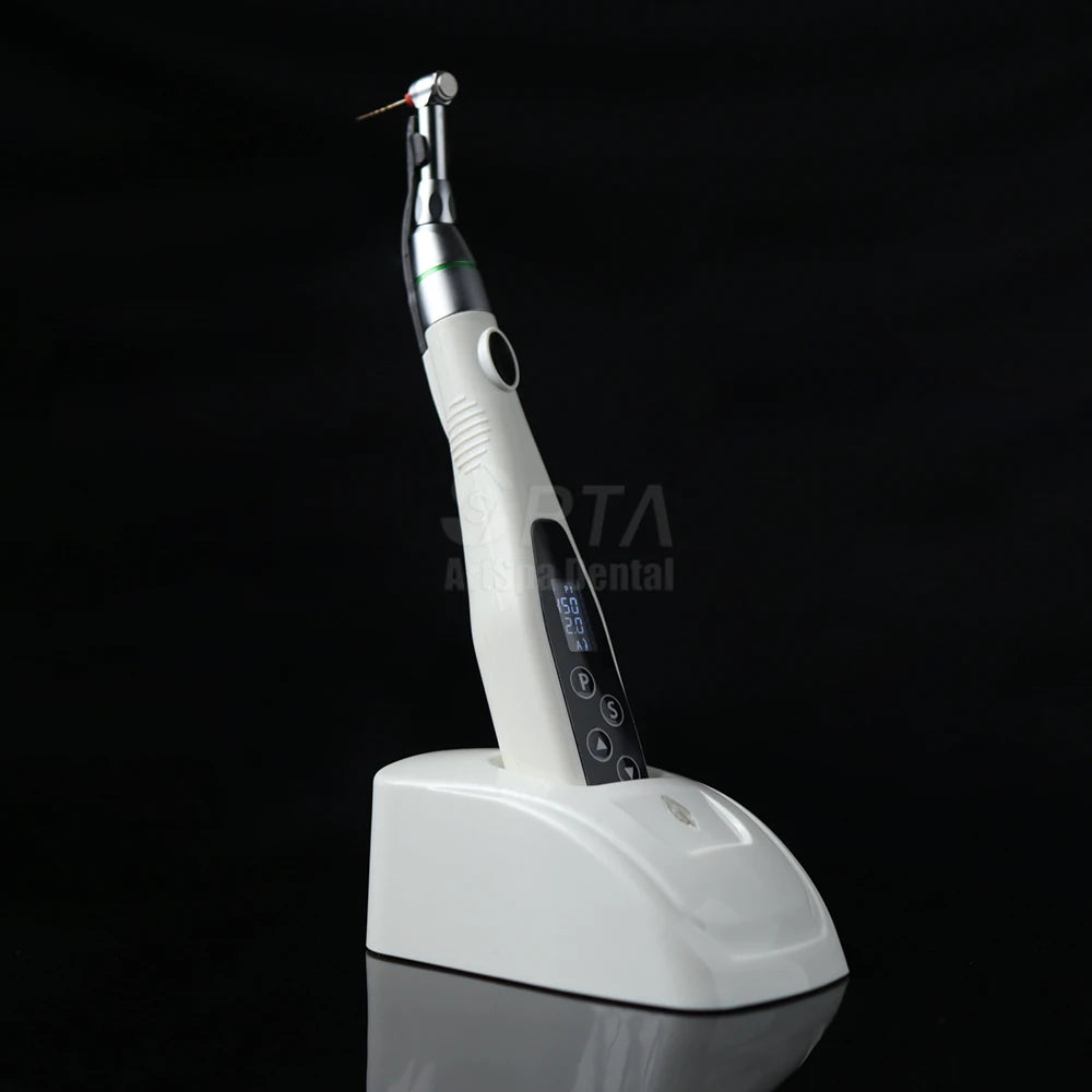 SPTA Cordless Dental Endo Motor – LED 16:1 Contra Angle with Reduction Head for Low-Speed Endodontic Treatment