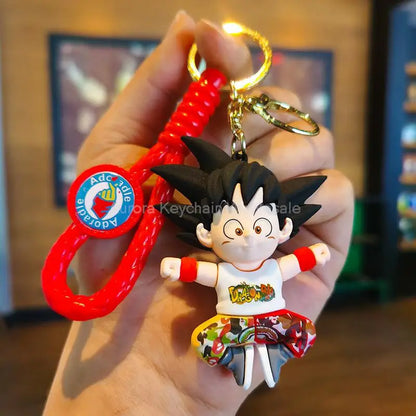 Dragon Ball Z Keychain – Super Saiyan Goku, Bulma, Broly, Piccolo & Majin Buu Car Pendant Toy Gift for Kids