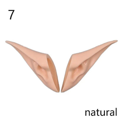 1/6 Doll Elf & Human Plastic Ears – White, Tan, Dark & Super Dark for 30cm Blyth Doll DIY Accessories