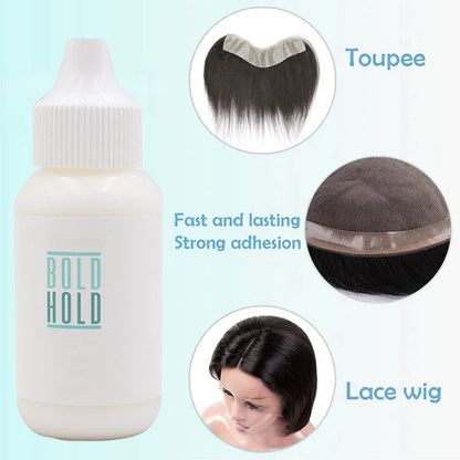 38ml Waterproof Wig Glue — Strong Hold Front Lace Wig Adhesive, Private Label, Accessories for Frontal Closure & Toupee