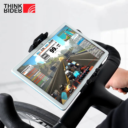 ThinkRider Bike Trainer Phone Mount Stand – Adjustable 360° Rotatable Mobile Phone & iPad Holder for Bikes