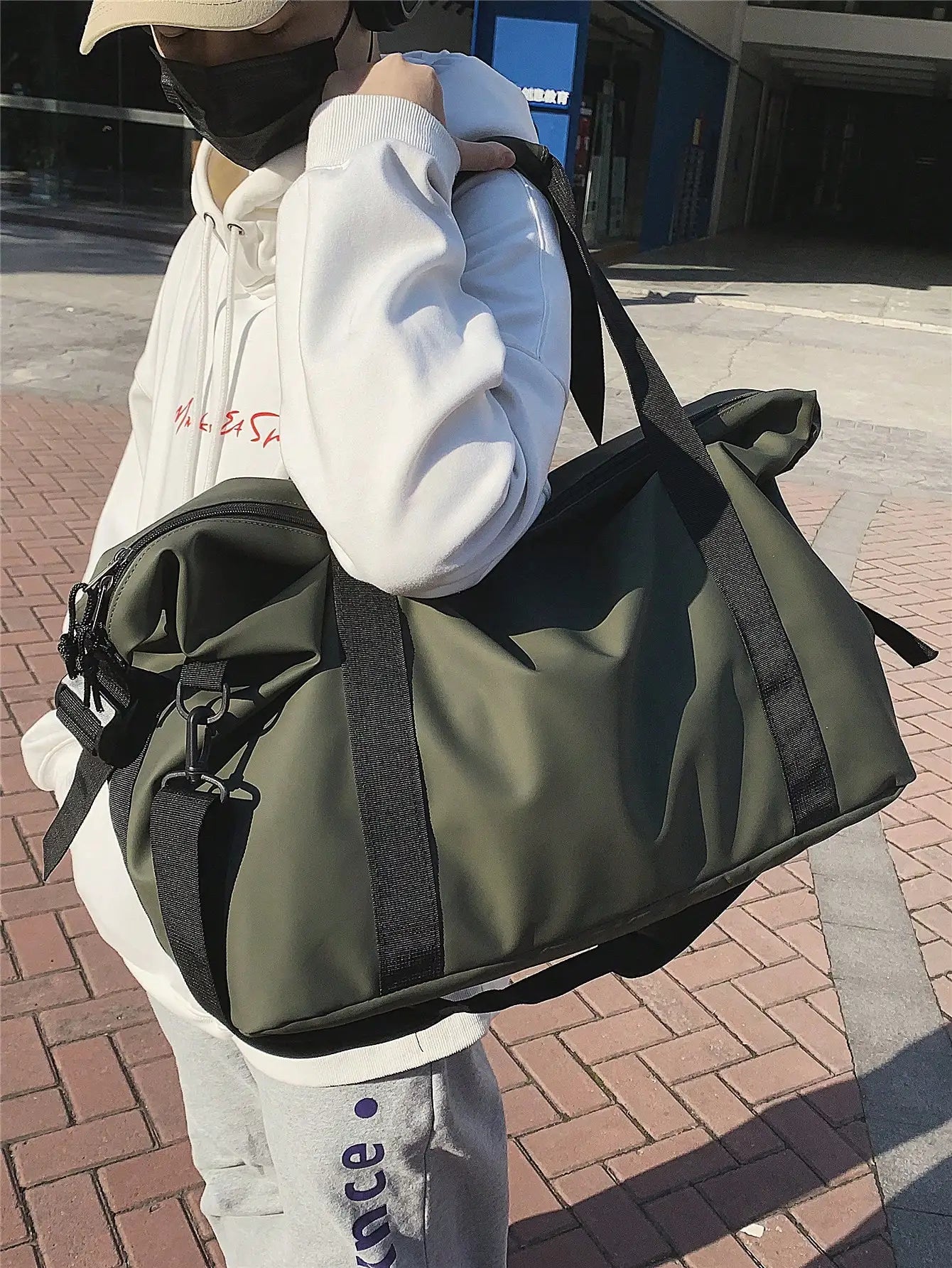 Handheld Travel Bag - Large Capacity Sports & Fitness Bag, Lightweight One Shoulder Crossbody Luggage