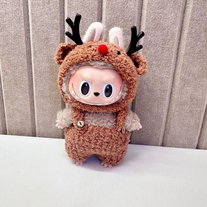 Mini Plush Doll Clothes Outfit – Korea Kpop EXO Labubu V1 V2 Idol Dolls Pit Strip Climbing Suit Gift