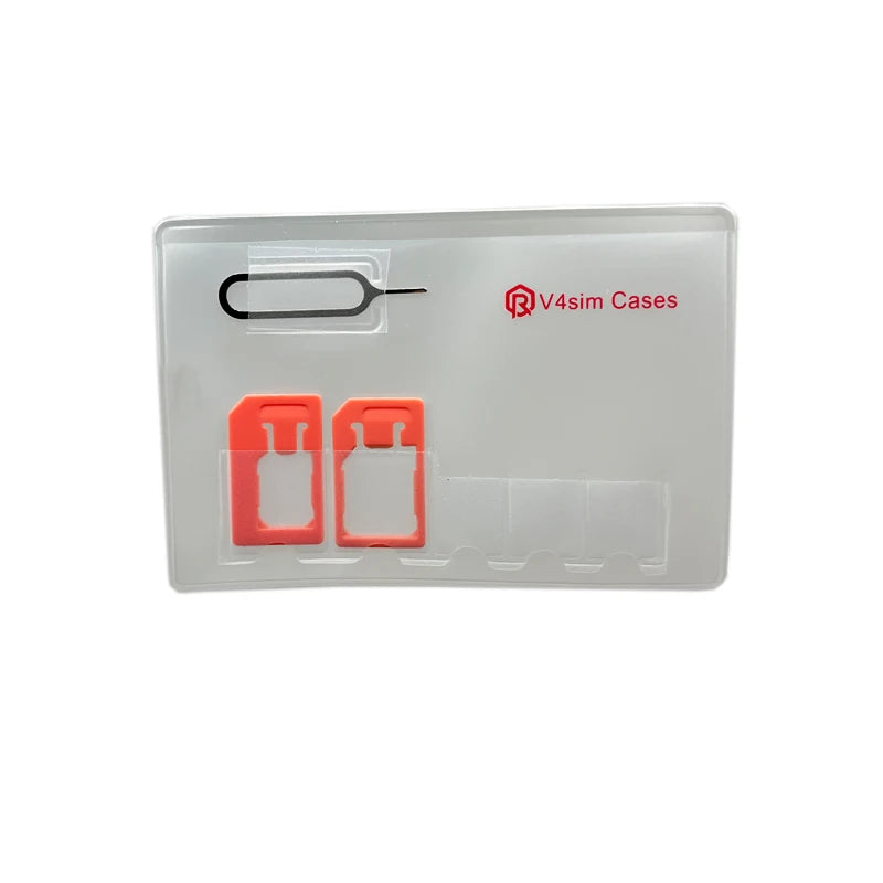 Portable SIM & Memory Card Storage Box — Micro, Nano SIM Card Protector Holder