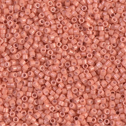 Miyuki Delica 11/0 Seed Beads - Glazed Luster Glass Beads for DIY Jewelry Making