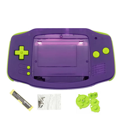 AGB IPS MAX Housing Shell Kit - Replacement Case with Buttons & Rubber Pads for 3.2-Inch GBA IPS MAX LCD