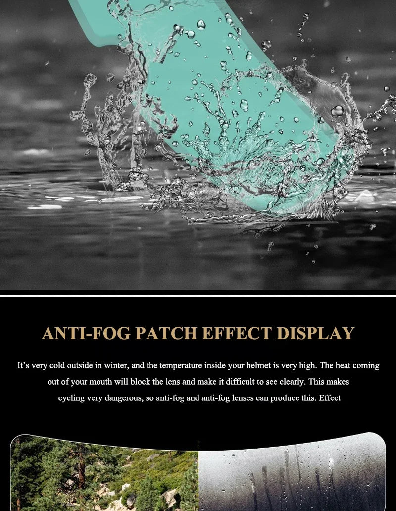 Motorcycle Helmet Mirror Rainproof Film – Anti-Fog Sticker for High Definition Visibility, Universal Motorcycle Accessories