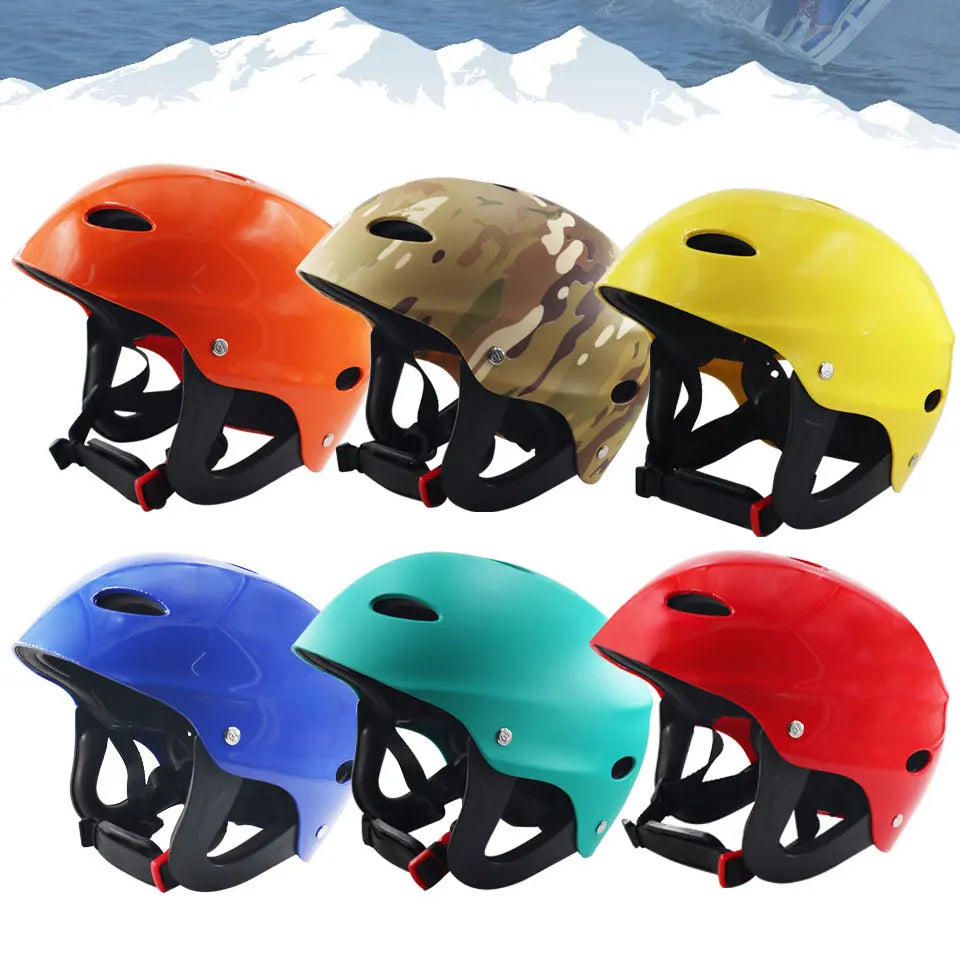 15-Color Certification Water Sport Helmet - Kayak, Rafting, Skateboard, Sailing, Surfing & Drifting Helmet for Water Sports